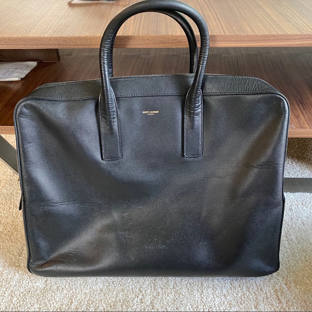 SOLD Saint Laurent classic museum briefcase - Picture 1 of 12